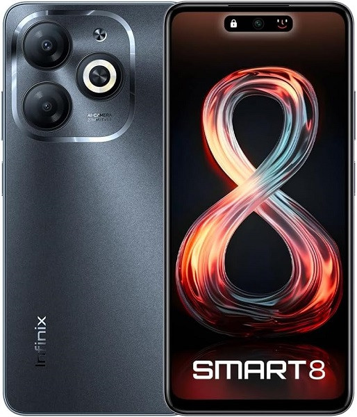 Infinix Smart 8 Dual Sim 64GB Timber Black (4GB RAM) - Global Version