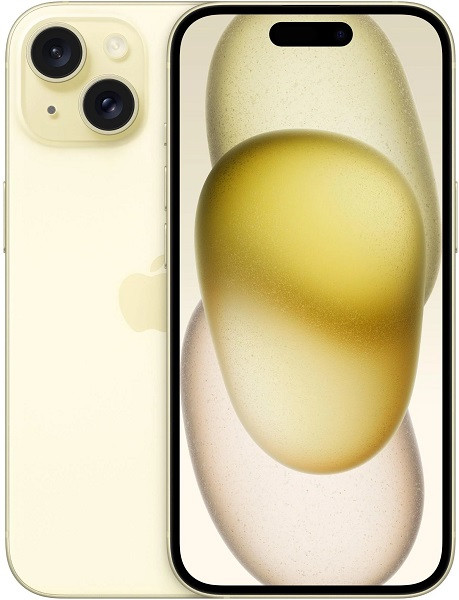 Apple iPhone 15 5G A3090 512GB Yellow (Nano Sim + eSIM)