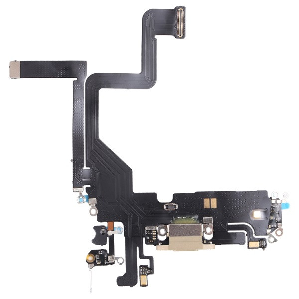 Charging Port Flex Cable for iPhone 14 Pro (Gold)