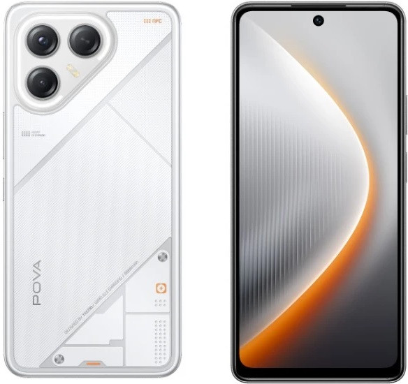 Tecno Pova 7 Ultra 5G Dual Sim 256GB Geek White (12GB RAM) - Global Version