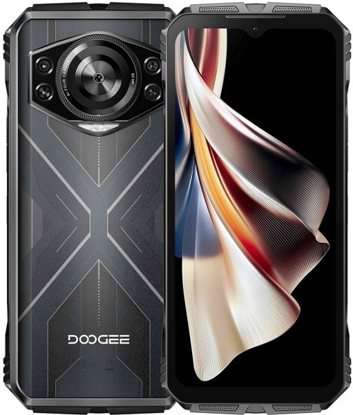 DOOGEE S Cyber Rugged Phone Dual Sim 256GB Black Silver (8GB RAM)