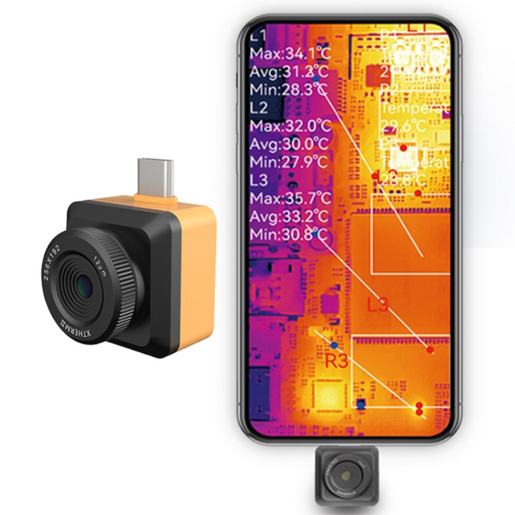 InfiRay P2 Pro Type-C Smartphones Thermal Camera Night Vision Infrared Thermal Imager Grey