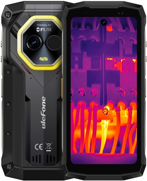 Ulefone Armor Mini 20T Pro 5G Rugged Phone Dual Sim 256GB Mecha Black (8GB RAM) - Thermal Imaging Camera