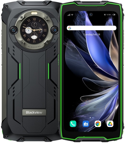 Blackview BV9300 Pro Rugged Phone Dual Sim 256GB Green (12GB RAM)