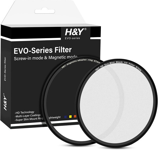 H&Y 67mm Evo-Series Black Mist 1/4 Magnetic Filter