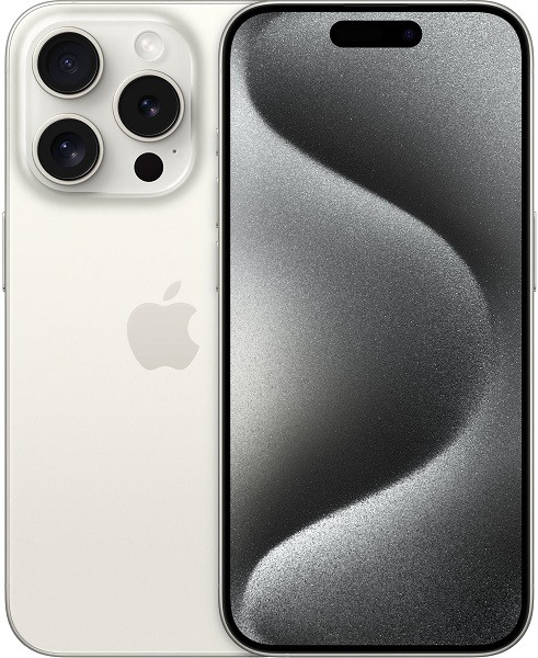 Apple iPhone 15 Pro 5G A3102 256GB White Titanium (Nano Sim + eSIM)
