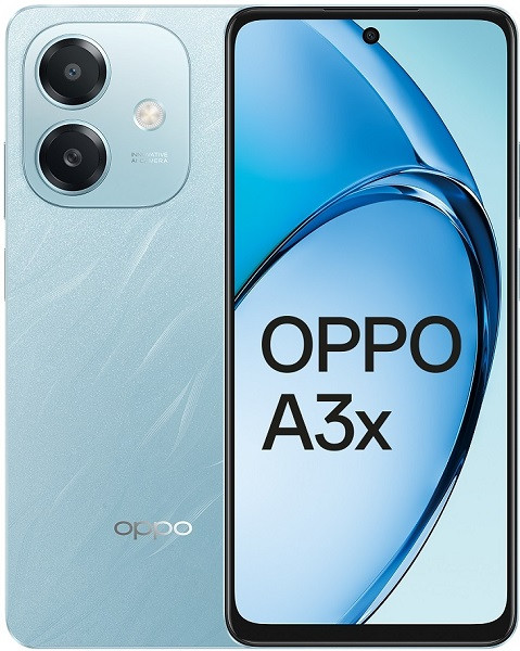 Oppo A3x CPH2641 Dual Sim 128GB Ocean Blue (6GB RAM) - Global Version