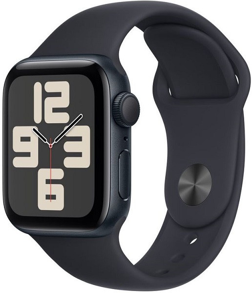 Apple Watch SE GPS 40mm Midnight Aluminium Case with S/M Midnight Sport Band