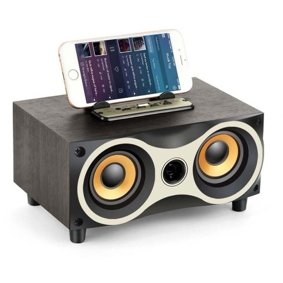 X6 Portable Wooden Wireless Speaker