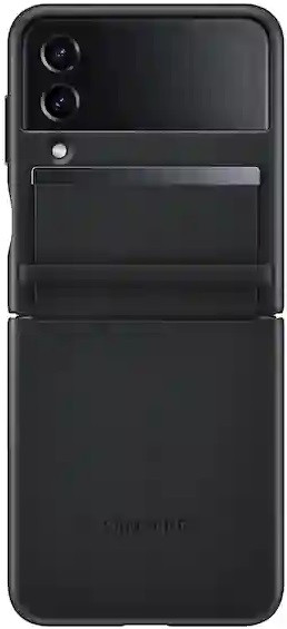 Samsung Galaxy Z Flip 4 Flap Leather Cover (Black)