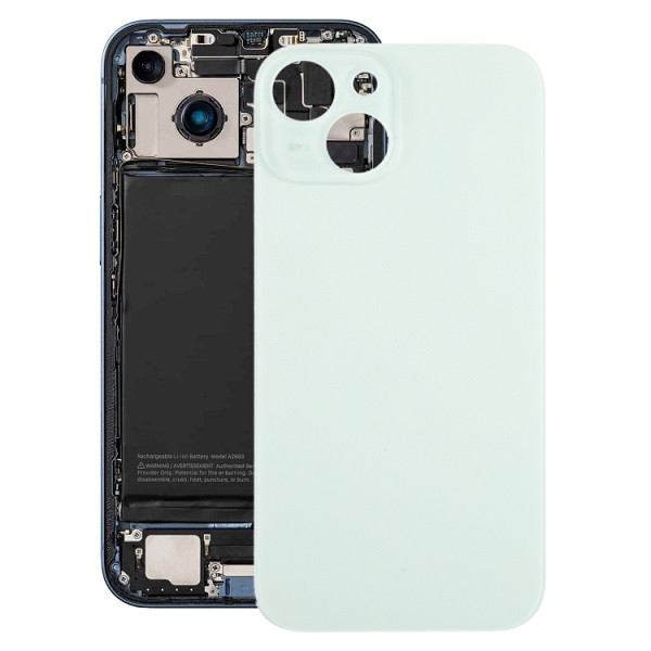 Glass Battery Back Cover for iPhone 15 (Green)